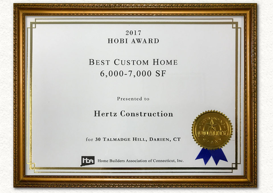 Best Custom Home 6,000-7,000 SF