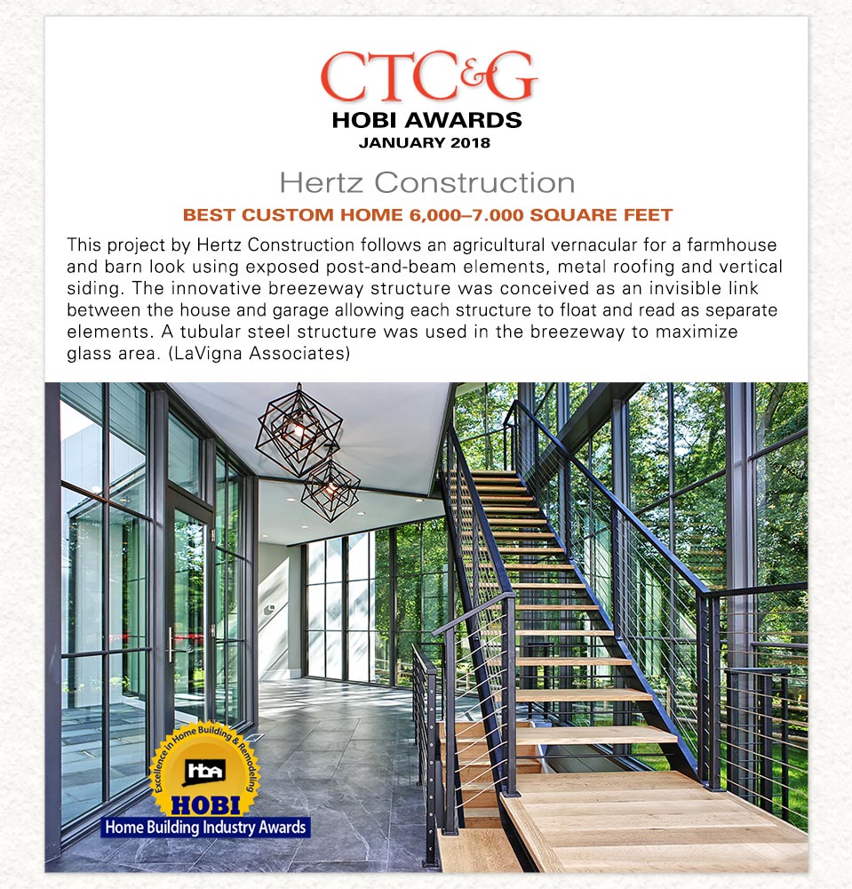CTC&G HOBI Award January 2018